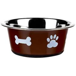 Classic Pet Products Classic Posh Paws Dish, 1600 ml, Chocolate