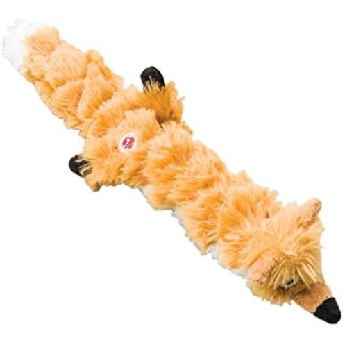 SPOT Ethical Pets Fox Mini Skinneeez Extreme Stuffingless Quilted Dog Toy, 14'', Multicolor (54216)