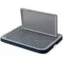 HIPIPET Puppy Dog Potty Tray 23.6X18.1X1.9 Puppy Pad Holder with Removable Post and Wall Cover for Cats and Dogs Toilet HIPIPET Puppy Dog Potty Tray 23.6X18.1X1.9 Puppy Pad Holder with Removable Post and Wall Cover for Cats and Dogs Toilet