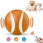 Interactive Dog/Cat Toys Ball, Remote Control Wicked Ball with RGB LED Flash Light, USB Rechargeable Pets Toy Ball for Boredom,1000mAh Battery,360 Degree Auto Rolling/Vibration/Rotating Pets Toy Ball