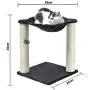 Cat Furniture Activity Center Play House Pet Cat Sisal Scratching Posts and Harmmock with Dangling Ball Toy for Small Kittens Cats Up to 11lbs Cat Furniture Activity Center Play House Pet Cat Sisal Scratching Posts and Harmmock with Dangling Ball Toy for Small Kittens Cats Up to 11lbs