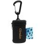Glendan Dog Poop Bag Holder Leash Attachment,Waste Bag Dispenser - Fits Any Dogs Lead - Includes Free 1 Roll of Dog Bags (Circular)