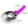 BOTH WINNERS Reversible Stainless Steel Curry Comb with Soft Touch Grip