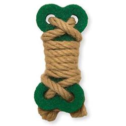 Outward Hound Naturals Dog Toys - All Natural Green Toys for Gentle Play
