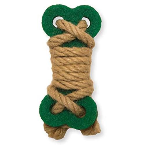 Outward Hound Naturals Dog Toys - All Natural Green Toys for Gentle Play