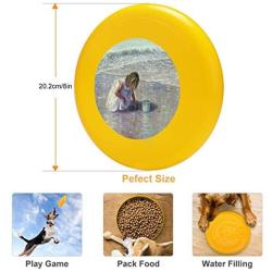 Pet Frisbee Flying Disc Dog Toy - Multifunction Finding Sea Glass Vickie Wade
