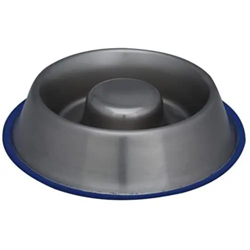 Indipets Slow Feed Stainless Steel Dog Bowl Small ''Colors May Vary'' Indipets Slow Feed Stainless Steel Dog Bowl Small ''Colors May Vary''