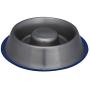 Indipets Slow Feed Stainless Steel Dog Bowl Small ''Colors May Vary''