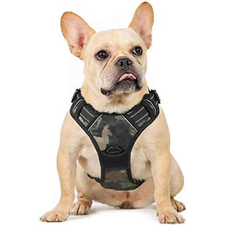 Breathable & Padded French Bulldog Harness and Leash