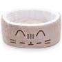 Pusheen Sleepy Face Cuddling Grey Cat Bed, 18'' L X 18'' W X 6.5'' H, One Size Fits All, Gray / White