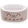 Pusheen Sleepy Face Cuddling Grey Cat Bed, 18'' L X 18'' W X 6.5'' H, One Size Fits All, Gray / White