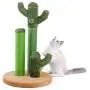 PAWZ Road Cat Scratching Post Cactus Cat Scratcher Featuring with 3 Scratching Poles and Interactive Dangling Ball PAWZ Road Cat Scratching Post Cactus Cat Scratcher Featuring with 3 Scratching Poles and Interactive Dangling Ball