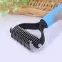 Novicey Dematting Tool for Dogs &Cats, Pet Grooming Undercoat Rake with Two-Side,Professional Stainless Steel Demat Comb Removes Loose Undercoat, Mats, Tangles and Knots Blue Novicey Dematting Tool for Dogs &Cats, Pet Grooming Undercoat Rake with Two-Side,Professional Stainless Steel Demat Comb Removes Loose Undercoat, Mats, Tangles and Knots Blue