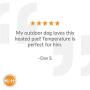 K&H PET PRODUCTS Lectro-Kennel Igloo-Style Heated Pad