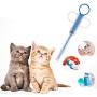 Apoi Pet Feeding Dispenser Dog Pill Dispenser [3 Pack] Pet Piller Gun Dog Pill Shooter with Soft Tip Medical Feeding Tool Kit for Cats Dogs Small Animals - Green,Blue,Red