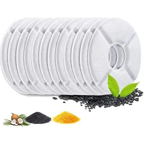 Apperloth 12Pcs Pet Fountain Replacement Filters for 84oz/2.5L Automatic Pet Fountain Dog Cat Water Fountain Dispenser Apperloth 12Pcs Pet Fountain Replacement Filters for 84oz/2.5L Automatic Pet Fountain Dog Cat Water Fountain Dispenser