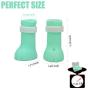 JAKI Cat Anti-Scratch Shoes for Cats, Adjustable Rubber Cat Feet Covers Cat Paw Protector for Cats of Various Sizes, Cat Boots for Cats Bathing and Shaving in Family or Pet Beauty Salon