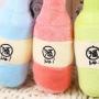 nobrand Pet Milk Wine PE17A541 3 PCS Pet Dog Toys Training Squeaky Sound Milk Wine Bottle Shape Plush Dog Chew Toys(Blue)