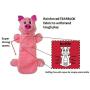 SmartPetLove - Tender Tuffs - Water Bottle Cruncher with Puncture Resistant Squeaker - Pig Bottle Cover Dog Toy