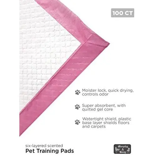 Pet Pee Pads, 6 Layered LeakProof Protection, NonToxic & NonAllergic