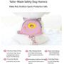 HUTTOBOY Dog Harness Small and Medium,Adjustable Soft Pet Strap,Dog Harness with Small Backpack, Easy to Control,Suitable for Small and Medium-Sized Dogs.