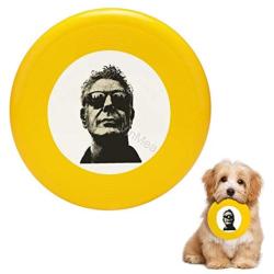 Pet Frisbee Flying Disc Dog Toy - Multifunction Anthony Bourdain Face