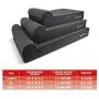 Replacement Covers for The Dogs Bed Orthopedic with Headrest, Washable Quality Fabrics
