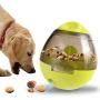 Pet (Dog and Pet) Toy Ball Tumbler Food Dispenser Improve IQ Fun Toy Leakage Hole can be Adjusted (Green)
