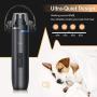 Dog Nail Grinder for Large Dogs With LED,Electric Dog Nail Trimmer Clipper,2 Speed Pet Nail Grinder for Dogs Grooming Kit,Rechargeable Painless Cat Paws File Grooming & Smoothing for Medium Dogs
