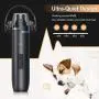 Dog Nail Grinder for Large Dogs With LED,Electric Dog Nail Trimmer Clipper,2 Speed Pet Nail Grinder for Dogs Grooming Kit,Rechargeable Painless Cat Paws File Grooming & Smoothing for Medium Dogs