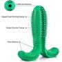 Kaier cat Dog Toothbrush Chew Toys - Dog Teeth Cleaning Stick Puppy Dental Care Brushing Toy, Natural Rubber Bite Resistant Dog Toothbrush Toy Dog Tooth Cleaner for Small Medium Dog Pets (Milk)