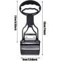 Pet Pooper Scooper, Yueser Pooper Scooper, Spring Pet Pooper Scooper, Handle Jaw Pooper Scooper with Long Handle for Dog and Cat Animal Waste Pet Supplies