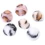 ocijf179 Cat Toy Pet Cat Kitten Plush Ball Catnip Molar Bite Resistant Interactive Chew Play Toy - Black