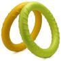 ACE Bilon Pet Exercise Toy Rubber Ring Pet Molar Toy Training Ring Natural Tug of War Dog Game Dog Chew Toys - Green