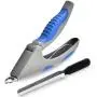 TMOLL BELLE Dog Nails Clippers and File, Professional Pet Grooming Tool, Razor Sharp Blades, Safety Guard to Avoid Overcutting, Design for Small Medium Large Dogs Cats TMOLL BELLE Dog Nails Clippers and File, Professional Pet Grooming Tool, Razor Sharp Blades, Safety Guard to Avoid Overcutting, Design for Small Medium Large Dogs Cats