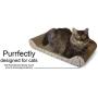 Feline Be Mine Cat Scratcher Cardboard Bed Scratching Pad Sofa Couch Corrugated Cardboard Kitten Lounge with Catnip