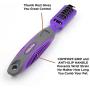 Hertzko Mat Remover Designed with Sharp Small Trappers – Traps and Removes Mats, Knots, Tangles, or Dead Hair - Suitable for Dogs and Cats