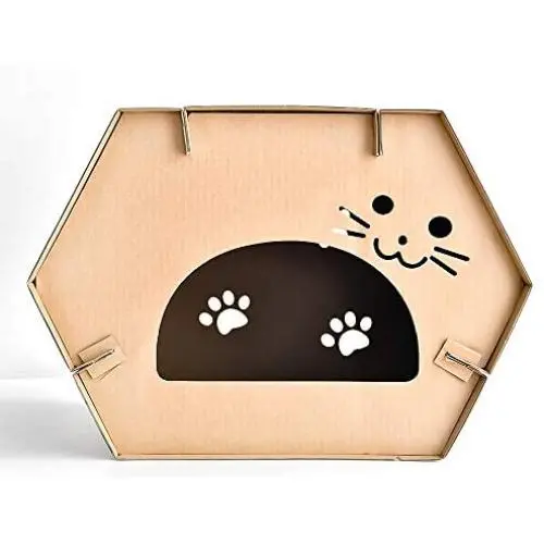 Dr.NONO Cat House Scratcher Post Cardboard Condo Cave with Catnip,Pet House Apartment,Made of Recyclable Cardboard Material Dr.NONO Cat House Scratcher Post Cardboard Condo Cave with Catnip,Pet House Apartment,Made of Recyclable Cardboard Material