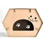 Dr.NONO Cat House Scratcher Post Cardboard Condo Cave with Catnip,Pet House Apartment,Made of Recyclable Cardboard Material Dr.NONO Cat House Scratcher Post Cardboard Condo Cave with Catnip,Pet House Apartment,Made of Recyclable Cardboard Material