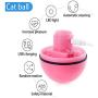 GMWZ Intelligent Cat Toy, Smart Interactive Ball Sensor Funny Cats Supplies, Automatic Scratcher Toys for Pet Kitten with LED,White