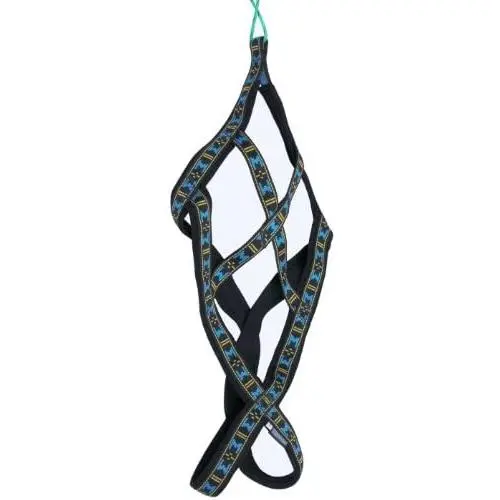 Weight Pulling Sledding Dog Harness X-Back Style Black Medium, 19.5'' Neck Circumference Weight Pulling Sledding Dog Harness X-Back Style Black Medium, 19.5'' Neck Circumference