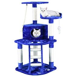 Go Pet Club Cat Tree Condo House, 32W x 25L x 47.5H Inches