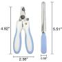 Novicey Dog Nail Clippers,Dog Nail Trimmer with Safety Guard to Avoid Over,Stainless Steel Razor Sharp Blades,Professional Grooming Tool at Home for Small Breed Dogs Cats