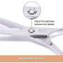 LovinPet Pet Grooming Scissors Professional Dog Cat Grooming Shears with Round Blunt Tip Stainless Steel, Dog Curved Scissors for Grooming Cats Dogs Grooming Tools & Set