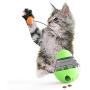 FWQFEW Tumbler cat Toy, Pets Spill The Ball, Cat Toy Ball, Educational Interactive Toys (Color : Green)