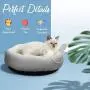 Cat Bed Round Pet Bed for Cats, Kittens, Puppies and Small Dogs / 18.5 inch Washable Pet Bed with Waterproof Bottom (Grey) Cat Bed Round Pet Bed for Cats, Kittens, Puppies and Small Dogs / 18.5 inch Washable Pet Bed with Waterproof Bottom (Grey)