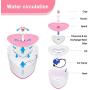 PET ARTIST Pet Water Fountain - 2L(68 oz) Quiet Automatic Electric Flower Fountain for Cats Dog and Small Animals
