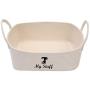 Geyecete Dog Dog Toy Basket Storage Cotton Rope Storage Basket Pet/Doy Toy Box Dog Storage Basket Basket Dog Toy Storage Basket-Dog