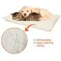 PARTYSAVING PET Bed 1PACK or 2PACK Self Heating Snooze Pad Pet Bed Mat for Pets Cats Dogs and Kittens for Travel or Home, White, Medium, APL1344, APL2255 PARTYSAVING PET Bed 1PACK or 2PACK Self Heating Snooze Pad Pet Bed Mat for Pets Cats Dogs and Kittens for Travel or Home, White, Medium, APL1344, APL2255