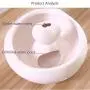 THMY Cat Water Fountain Ceramic Cat Drinking Water Fountain 2.0 Liter Pet Water Fountains for Cats and Dogs Electric Comp Pet Water Dispenser